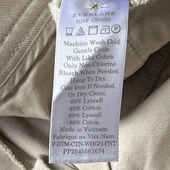 Everlane Womens Wide Leg Trousers Ultra High Waist Pleated Straight Fit Pants - Picture 9 of 10